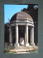 Képeslap,Keszthely,Helikon emlékmű látkép,részlet, 1977-