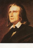 Képeslap: Liszt Ferenc.