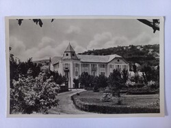 Régi képeslap Balatonalmádi-Fürdő, Hotel Abbázia