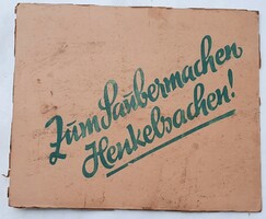 Karton szatócsbolti német reklámtábla - Henkel tisztítószer kb.1940-50.