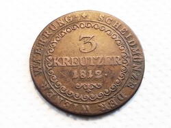 I. Ferenc 3 krajcár 1812. B.   (G024)