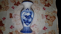 Gyerekszerelem  - HOLLAND kis váza -kobaltkék festés -- ( Delf stílusu ) ajándéknak kiváló ---