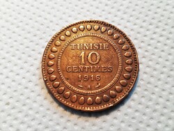 Tunézia 10 Centimes 1916.   (G001)