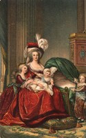 Képeslap: Marie Antoinette.