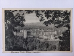 Régi képeslap Mátraháza, Állami Horty Miklós gyógyintézet 1937