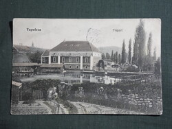 Képeslap,Tapolca,tópart részlet,vízi malom látkép,Löwy B. kiadás , 1907-