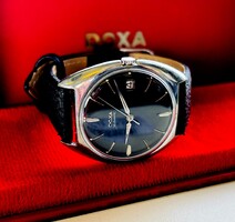 Nagyon ritka 1962-es acéltokos DOXA automatic. Prémium állapot, pontos működés! jelölt korona. Doboz