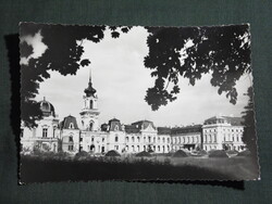 Képeslap,Keszthely,Festetics kastély,múzeum,park látkép,részlet 1964-