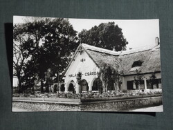 Képeslap,Keszthely,Halászcsárda,étterem látkép,részlet 1964-