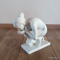 Antik Rosenthal porcelán akt figura