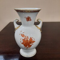 Herendi Orange Apponyi mintás füles váza