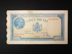 Románia 5000 Lei 1945 VG