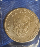 Ritka! CSAK 10.000 ! db 1990. HIBÁS KIADÁSÚ 5 FORINT. KÖZTÁRSASÁGI KÖRIRAT, NÉPKÖZTÁRSASÁ CÍMER (50)
