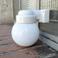 Bauhaus - Art deco porcelán falikar tejüveg gömb búra