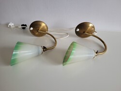 2 db retro fali lámpa falikar mid century falra akasztható lámpa