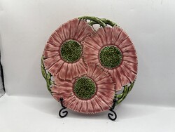 Schütz Cilli antik majolika tányér, 17 cm-es nagyságú. 7261