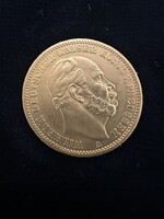 V. Wilhelm Deutscher Kaiser König 20 márka arany érme