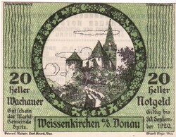 Osztrák szükségpénz  20 heller 1920 UNC