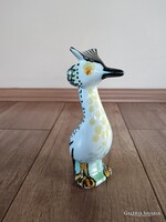 Janáky Viktor búbos vöcsök kerámia figura