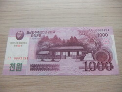 1000    Won   2008   Észak - Korea