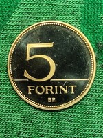 5 Forint 2009  Csak 9000 db. !  Tükörveret ! Nem Volt Forgalomban ! Verdefényes !