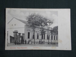 Képeslap,Nagybajom,Városháza utca részlet,Kohn Ignác fotó,Hirschmann Márton kiadás,1911-