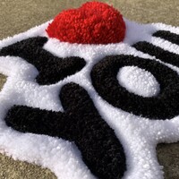 I love you 3D tufting szőnyeg