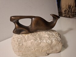 Borsos Miklós bronz sellő szobor