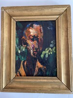 Holló László ( 1887 - 1976 ) - Önarckép .