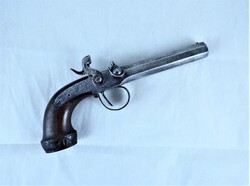 GYÖNYÖRŰ, ANTIK, ELÖLTÖLTŐS PISZTOLY, CA. 1820!!!