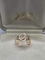 Régi Ferike feliratú 14 K arany baba gyűrű 0,65 g