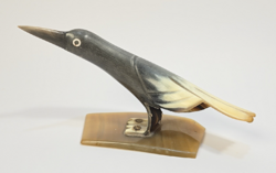 Vintage/retró - Mid century - szaruból készült madár figura