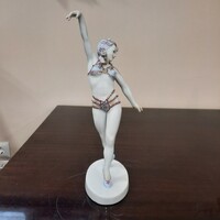 Herendi porcelán Seherezádé táncos nő figura