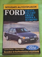 Nyigati autótípusok. FORD, gépkocsik javítása, műszaki adatok, Műszaki Könyvkiadó, 1991.