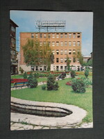 Képeslap,Kaposvár,Latinka szobor,tér,üzletek,utca látkép,részlet, 1971-