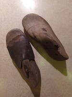 Antik fa kaptafa gyermekcipőhöz- cipész hagyatékból, vintage, Mid Century RITKA!