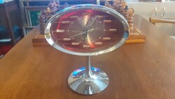 Retro Japán asztali ébresztő óra Rhythm alarm clock 51141 Space age