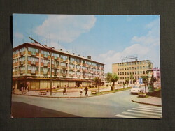 Képeslap,Kaposvár,Latinka tér,üzletek,utca látkép,részlet, 1967-