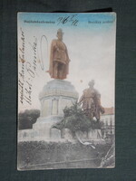 Képeslap,Hajdúböszörmény,Bocskay szobor,emlékmű látkép,Szmuk Gábor Hajdúböszörmény kiadás ,1910-