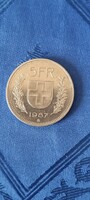 EZÜST 5 FRANK  1967
