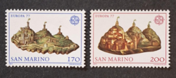 1977. SAN MARINO - EURÓPA bélyeg sor - postatiszta  (V-514.)