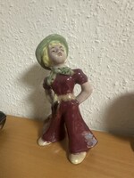 Kerámia Cowboy lány .