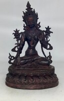 Nagyméretű, régi tibeti Buddhista szobor. Fehér Tara!