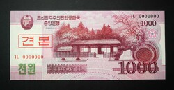 Észak-Korea 1000 Won 2009 UNC