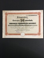 Somogymegyei Takarékpénztár Kaposvárott 1930.