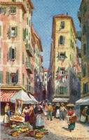 Képeslap: A piac.