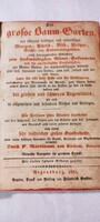 Régi gót betűkkel német nyelvű könyv 1861