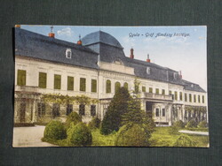 Képeslap,Gyula,Gróf Almássy Dénes kastély látkép,részlet,Kultúra R. T. kiadás Gyula,1930-