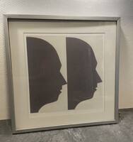 Beate Selzer face silhoutte