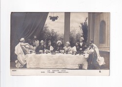HV:33 Húsvéti Vallásos Üdvözlő képeslap Postatiszta